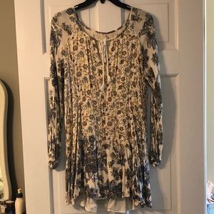 Free People Floral Tunic Dress